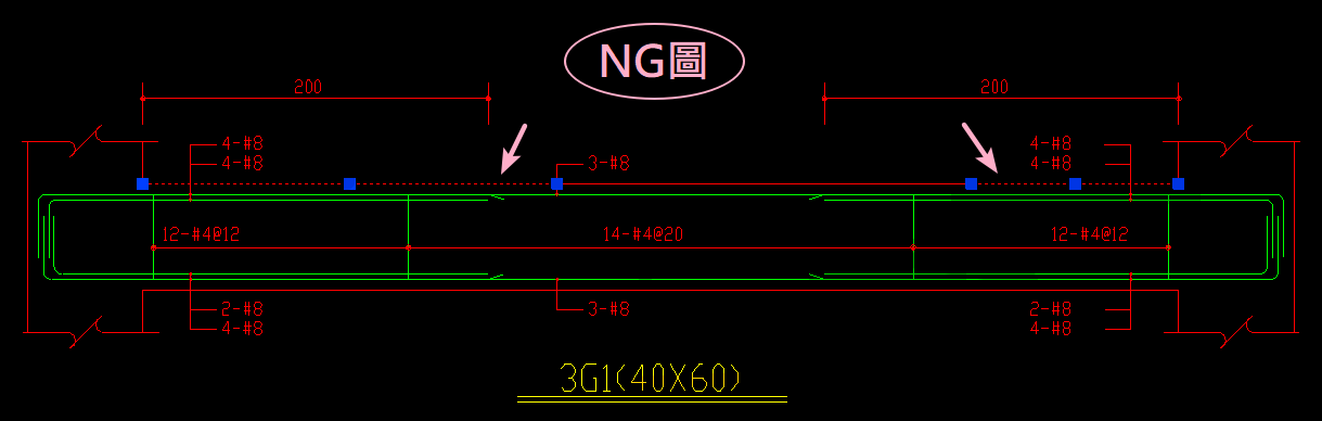 梁配筋注意要點